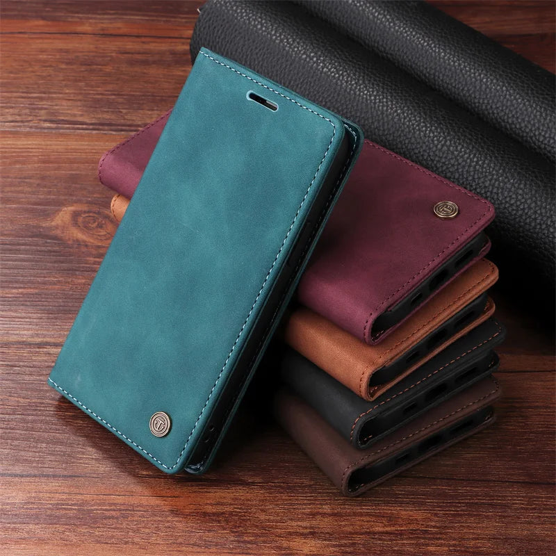 Mi 11Lite Suction Cup Case For Xiaomi 11 Lite 5G NE Leather Stand Book Cover For Xiaomi 11T Pro MI 11X Pro Etui Phone Flip Cases