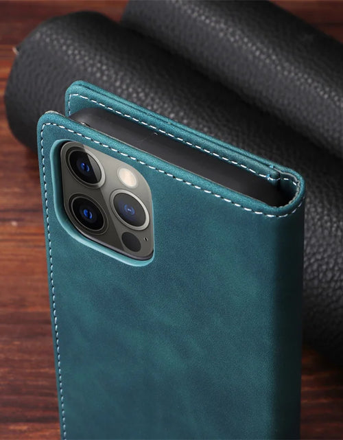 Load image into Gallery viewer, Mi 11Lite Suction Cup Case For Xiaomi 11 Lite 5G NE Leather Stand Book Cover For Xiaomi 11T Pro MI 11X Pro Etui Phone Flip Cases
