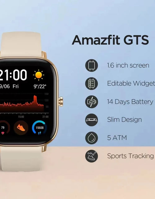 Load image into Gallery viewer, Amazfit GTS Smart Watch For Men Women 5 ATM Waterproof Sports Tracking Editable Widgets Music Control Refurbishment Machine
