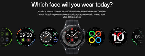 Load image into Gallery viewer, Global Version OnePlus Watch 2 Smart Watch Snapdragon W5 2GB 32GB 1.43&#39;&#39; AMOLED Display Google Wear OS 4 Dual Frequency GPS NFC
