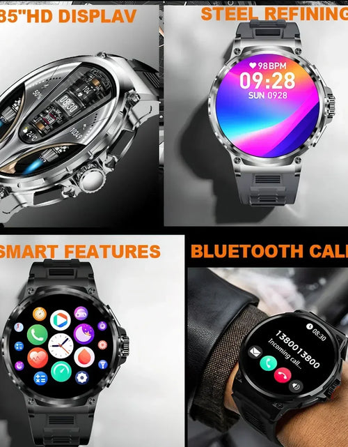 Load image into Gallery viewer, Lenovo New 1.85-inch ultra HD smartwatch, GPS track, HD Bluetooth call; 710 mah large battery 400+ dial, suitable for Huawei
