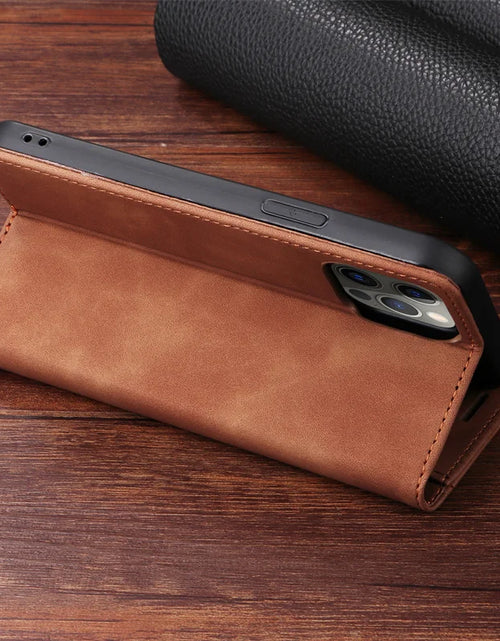 Load image into Gallery viewer, Mi 11Lite Suction Cup Case For Xiaomi 11 Lite 5G NE Leather Stand Book Cover For Xiaomi 11T Pro MI 11X Pro Etui Phone Flip Cases
