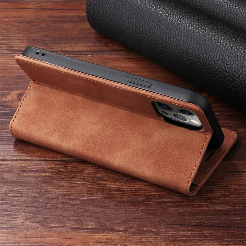 Mi 11Lite Suction Cup Case For Xiaomi 11 Lite 5G NE Leather Stand Book Cover For Xiaomi 11T Pro MI 11X Pro Etui Phone Flip Cases