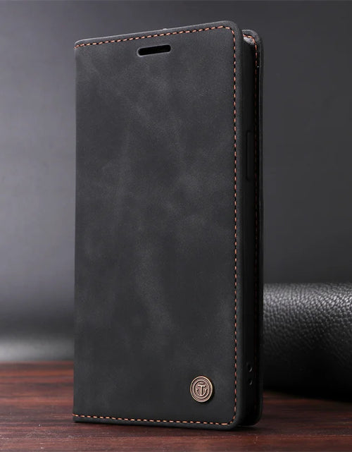 Load image into Gallery viewer, Mi 11Lite Suction Cup Case For Xiaomi 11 Lite 5G NE Leather Stand Book Cover For Xiaomi 11T Pro MI 11X Pro Etui Phone Flip Cases
