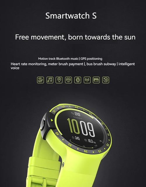 Load image into Gallery viewer, TicSmartwatch S Wear OS Smartwatch For Men Women 4GB ROM IP67 Waterproof With Google OS For iOS Android Hzbot Nylon strap 95new
