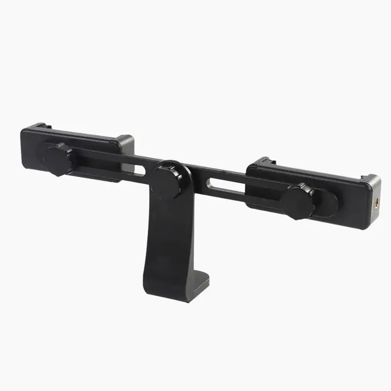 Dual Camera Phone Holder Plastic Mobile Phone Stabilizer Clip 360 Degree Rotating Outdoor Phone Holder For Live Broadcast Supple