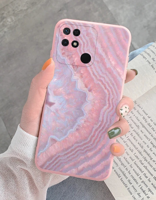 Load image into Gallery viewer, Marble Pattern Phone Case For Redmi 10C 10 C Protective Cover Case Pink Gold Marble Soft Silicone Funda For Xiaomi Redmi 10C
