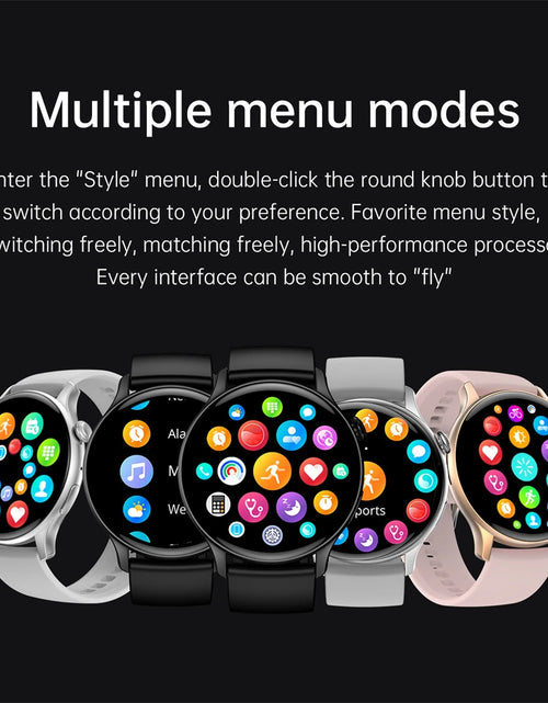 Load image into Gallery viewer, Xiaomi Mijia New Women Bluetooth Call Smartwatch Always Display Time Heart Rate Sports Health Monitoring Music GT4 Smart Watches
