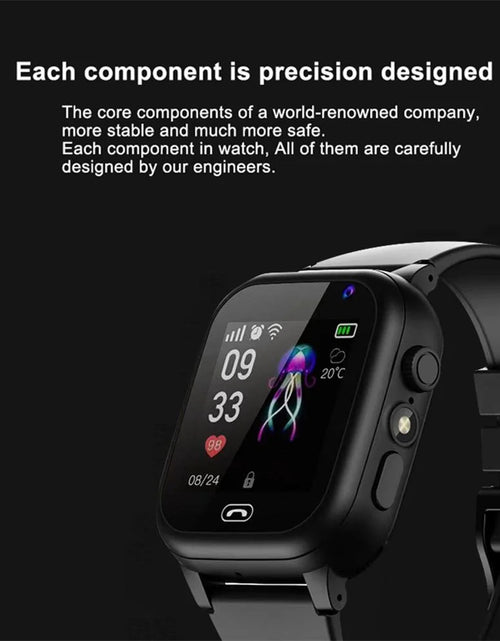 Load image into Gallery viewer, 4G Kids Smart Phone Watch SOS Call LBS Tracker Location Sim Card Clock Camera Chat Waterproof Smartwatch Boys Girls Gifts
