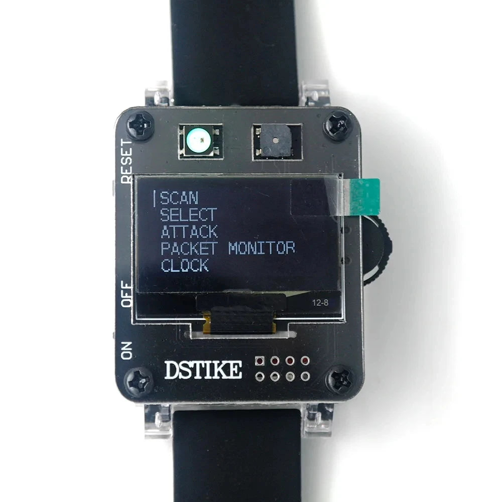 DSTIKE Watch SE  Deauther & Bad USB Watch Amazing Deauther ESP8266