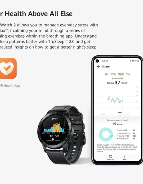 Load image into Gallery viewer, Honor Magic Watch 2 46mm Intelligent Sports Bluetooth Call Music Heart NFC Heart Rate Blood Oxygen Sleep Monitoring
