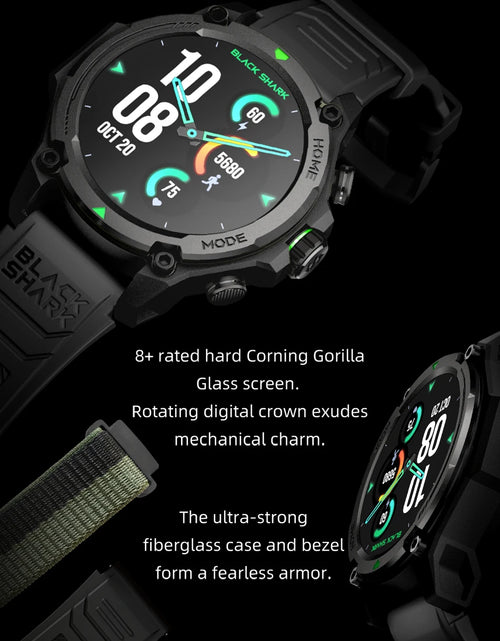 Load image into Gallery viewer, [World Premiere]Blackshark GS3 Smart Watch Global Version 1.43&quot;AMOLED Display GPS Satellite Positioning 21 Day Battery Life 5ATM
