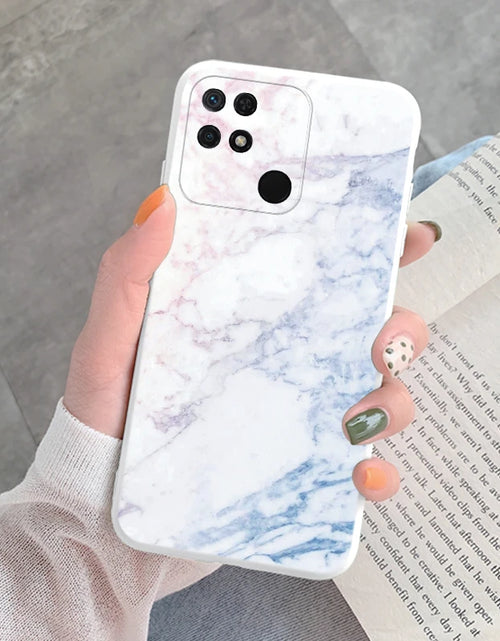 Load image into Gallery viewer, Marble Pattern Phone Case For Redmi 10C 10 C Protective Cover Case Pink Gold Marble Soft Silicone Funda For Xiaomi Redmi 10C
