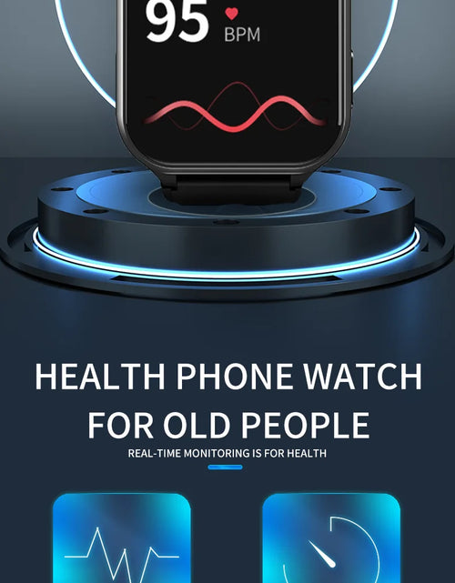 Load image into Gallery viewer, Elderly Smart Watch For Senior Falling Detection 4G Sim Card SOS Phone Call GPS Positioning Medicine Remind Footprint Track GK8
