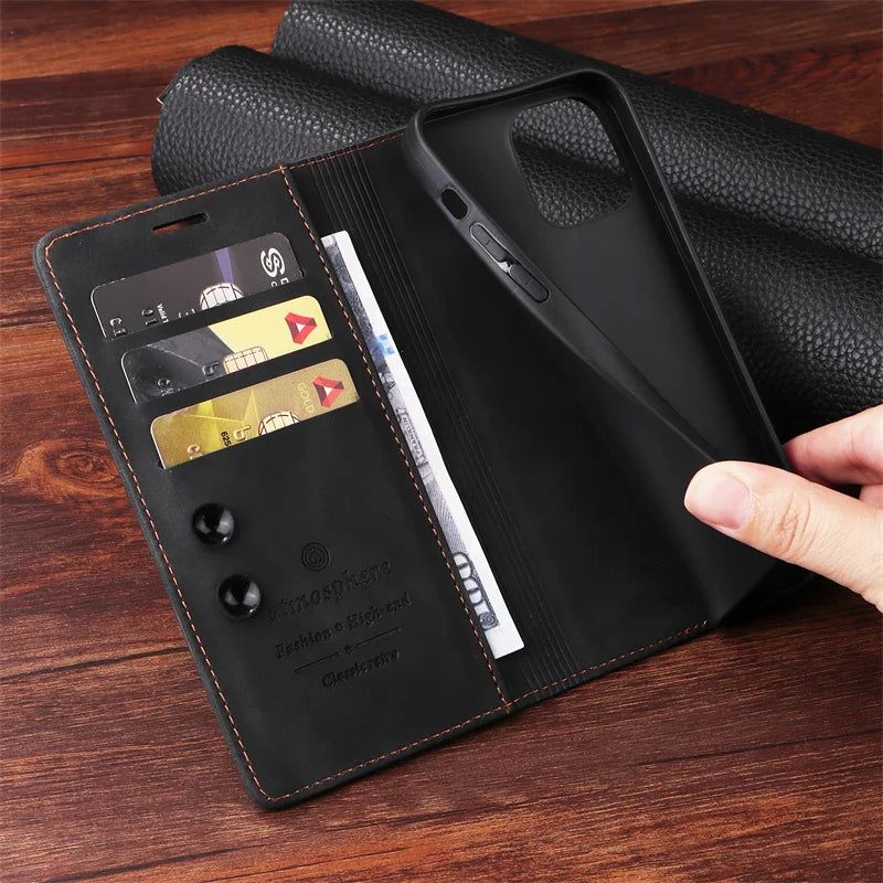 Mi 11Lite Suction Cup Case For Xiaomi 11 Lite 5G NE Leather Stand Book Cover For Xiaomi 11T Pro MI 11X Pro Etui Phone Flip Cases