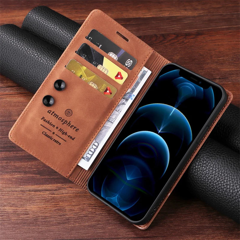 Mi 11Lite Suction Cup Case For Xiaomi 11 Lite 5G NE Leather Stand Book Cover For Xiaomi 11T Pro MI 11X Pro Etui Phone Flip Cases