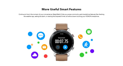 Load image into Gallery viewer, Honor Magic Watch 2 46mm Intelligent Sports Bluetooth Call Music Heart NFC Heart Rate Blood Oxygen Sleep Monitoring
