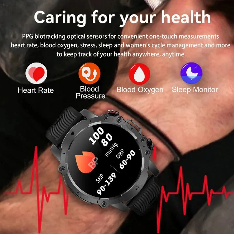 Xiaomi Mijia AMOLED HD Screen Smart Watch Men Bluetooth Calling Smartwatch 2023 Fashion Outdoor Sports Heart Rate Monitor Clock