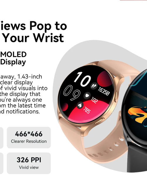 Load image into Gallery viewer, OSCAL Blackview 2024 Smartwatch X20 AMOLED Display Watch Hi-Fi Bluetooth Phone Calls Health and Fitness Tracking for IOS Android
