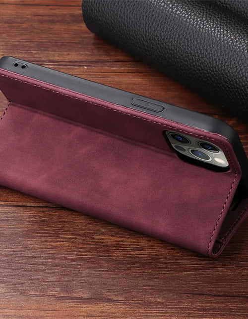 Load image into Gallery viewer, Mi 11Lite Suction Cup Case For Xiaomi 11 Lite 5G NE Leather Stand Book Cover For Xiaomi 11T Pro MI 11X Pro Etui Phone Flip Cases
