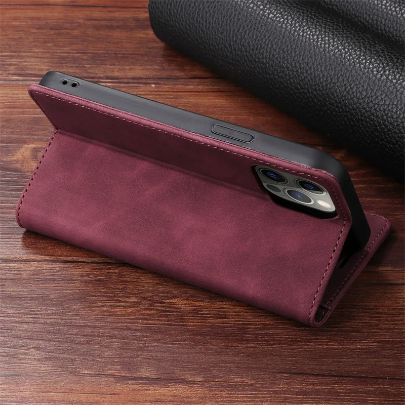 Mi 11Lite Suction Cup Case For Xiaomi 11 Lite 5G NE Leather Stand Book Cover For Xiaomi 11T Pro MI 11X Pro Etui Phone Flip Cases