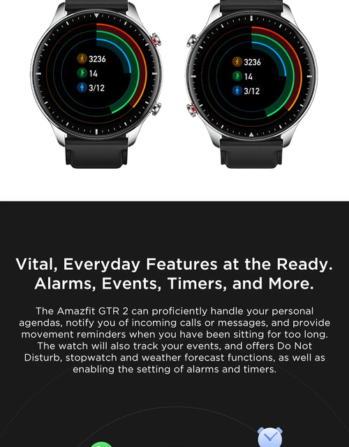 Load image into Gallery viewer, [New Version] Amazfit GTR 2 Smartwatch 46mm Alexa Built-in Curved Bezel-less Design Ultra-long Battery Life Smart Watch
