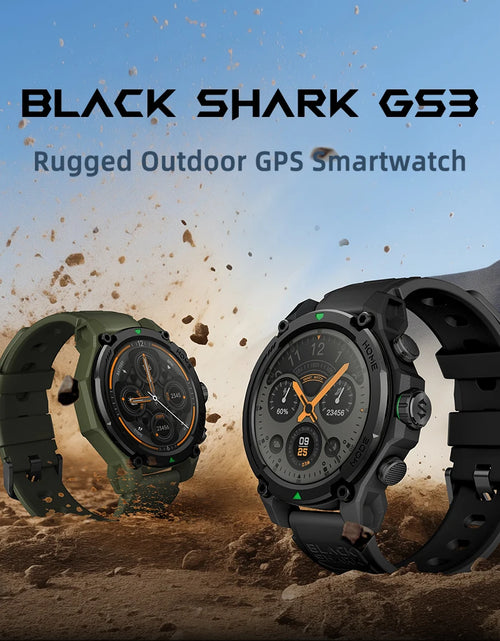 Load image into Gallery viewer, [World Premiere]Blackshark GS3 Smart Watch Global Version 1.43&quot;AMOLED Display GPS Satellite Positioning 21 Day Battery Life 5ATM
