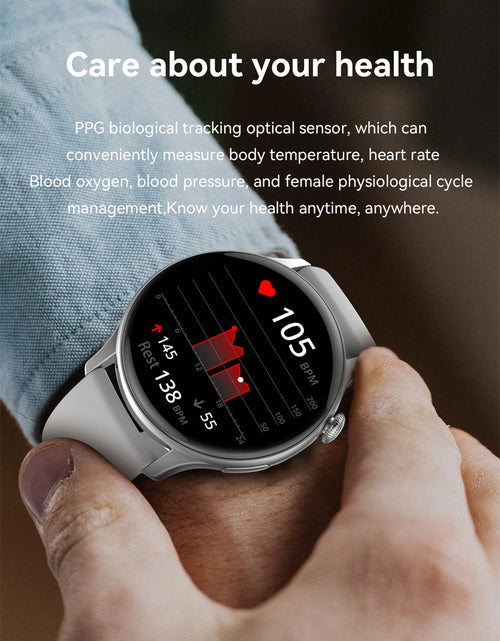 Load image into Gallery viewer, Xiaomi Mijia New Women Bluetooth Call Smartwatch Always Display Time Heart Rate Sports Health Monitoring Music GT4 Smart Watches
