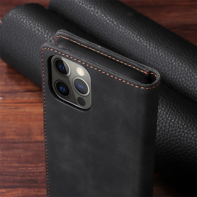 Mi 11Lite Suction Cup Case For Xiaomi 11 Lite 5G NE Leather Stand Book Cover For Xiaomi 11T Pro MI 11X Pro Etui Phone Flip Cases