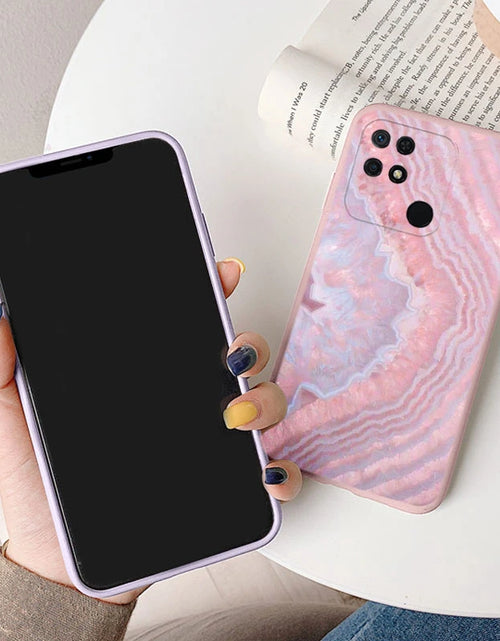 Load image into Gallery viewer, Marble Pattern Phone Case For Redmi 10C 10 C Protective Cover Case Pink Gold Marble Soft Silicone Funda For Xiaomi Redmi 10C
