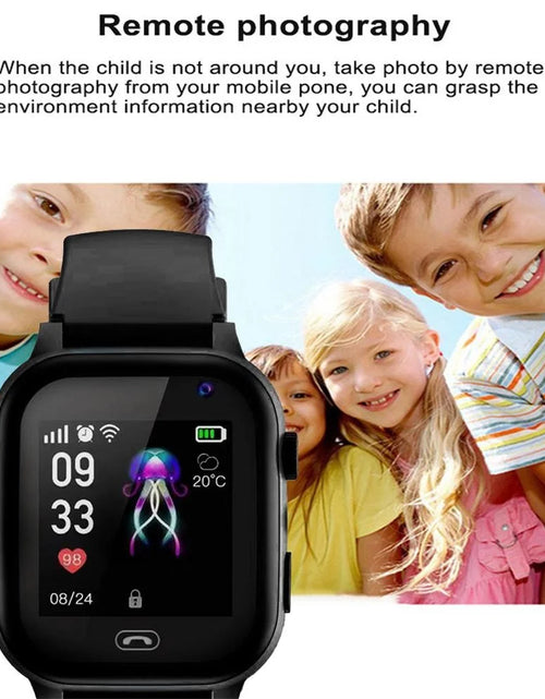 Load image into Gallery viewer, 4G Kids Smart Phone Watch SOS Call LBS Tracker Location Sim Card Clock Camera Chat Waterproof Smartwatch Boys Girls Gifts
