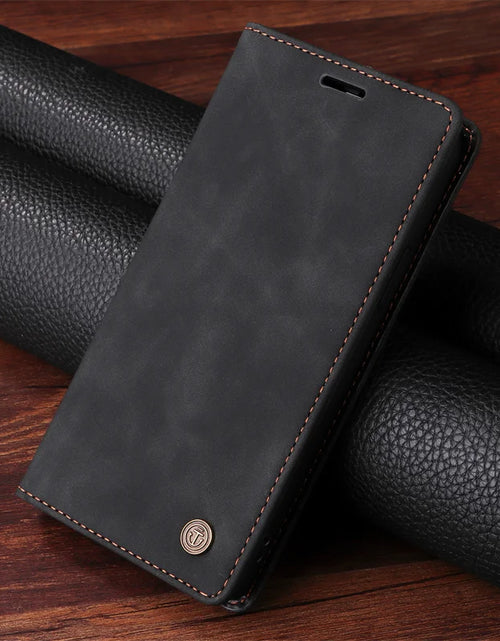 Load image into Gallery viewer, Mi 11Lite Suction Cup Case For Xiaomi 11 Lite 5G NE Leather Stand Book Cover For Xiaomi 11T Pro MI 11X Pro Etui Phone Flip Cases
