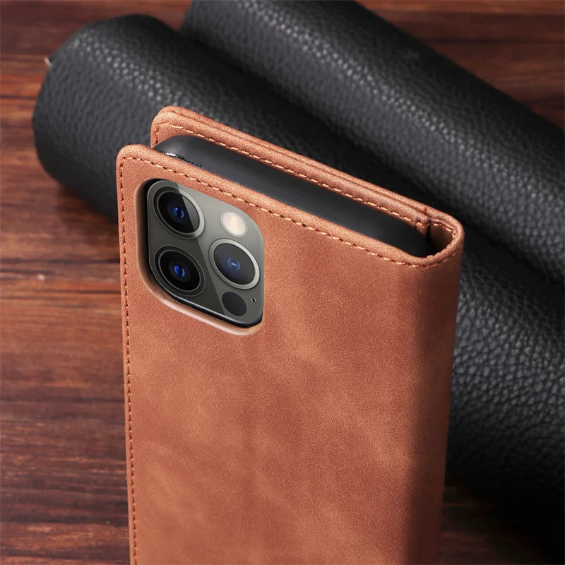 Mi 11Lite Suction Cup Case For Xiaomi 11 Lite 5G NE Leather Stand Book Cover For Xiaomi 11T Pro MI 11X Pro Etui Phone Flip Cases