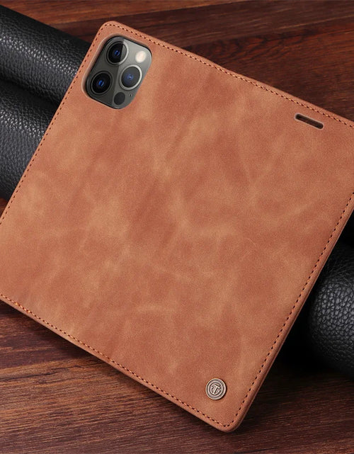 Load image into Gallery viewer, Mi 11Lite Suction Cup Case For Xiaomi 11 Lite 5G NE Leather Stand Book Cover For Xiaomi 11T Pro MI 11X Pro Etui Phone Flip Cases
