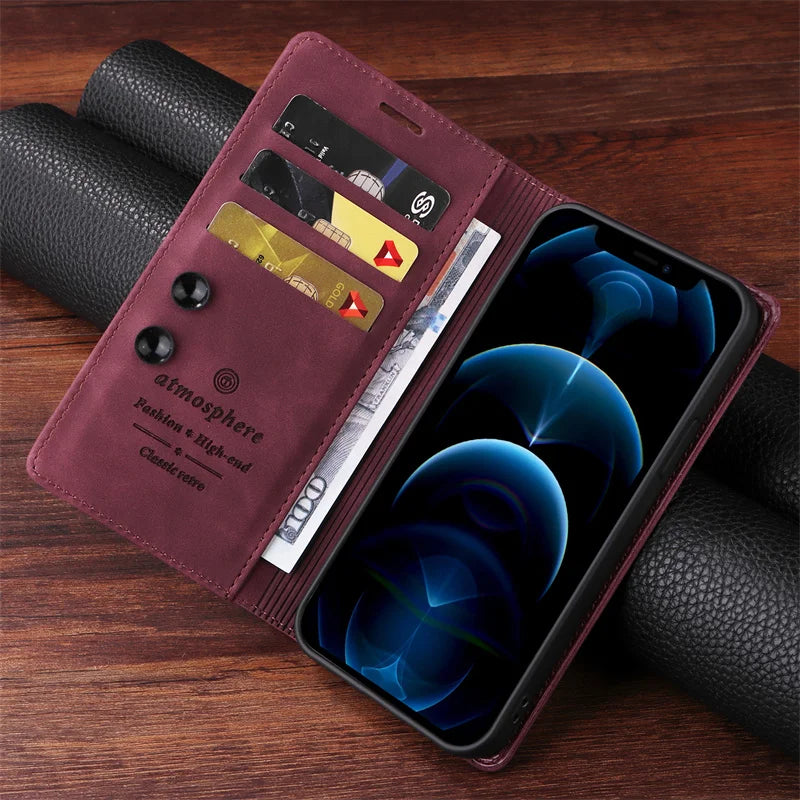 Mi 11Lite Suction Cup Case For Xiaomi 11 Lite 5G NE Leather Stand Book Cover For Xiaomi 11T Pro MI 11X Pro Etui Phone Flip Cases