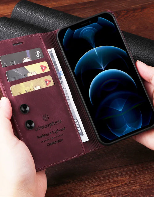 Load image into Gallery viewer, Mi 11Lite Suction Cup Case For Xiaomi 11 Lite 5G NE Leather Stand Book Cover For Xiaomi 11T Pro MI 11X Pro Etui Phone Flip Cases
