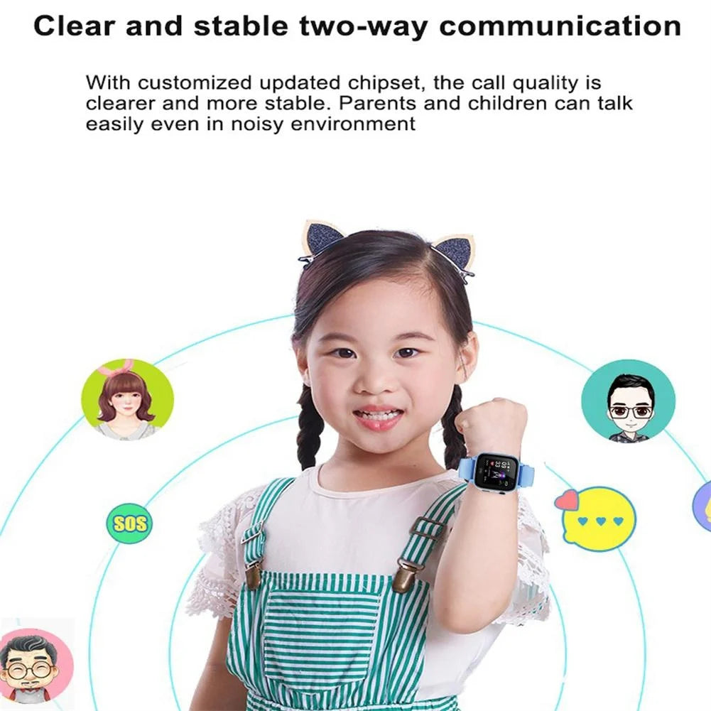 4G Kids Smart Phone Watch SOS Call LBS Tracker Location Sim Card Clock Camera Chat Waterproof Smartwatch Boys Girls Gifts