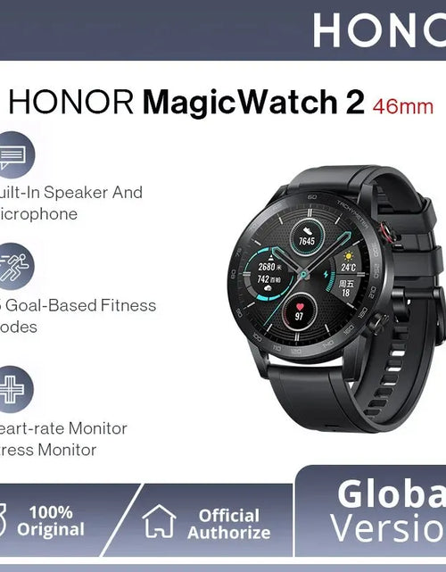 Load image into Gallery viewer, Honor Magic Watch 2 46mm Intelligent Sports Bluetooth Call Music Heart NFC Heart Rate Blood Oxygen Sleep Monitoring
