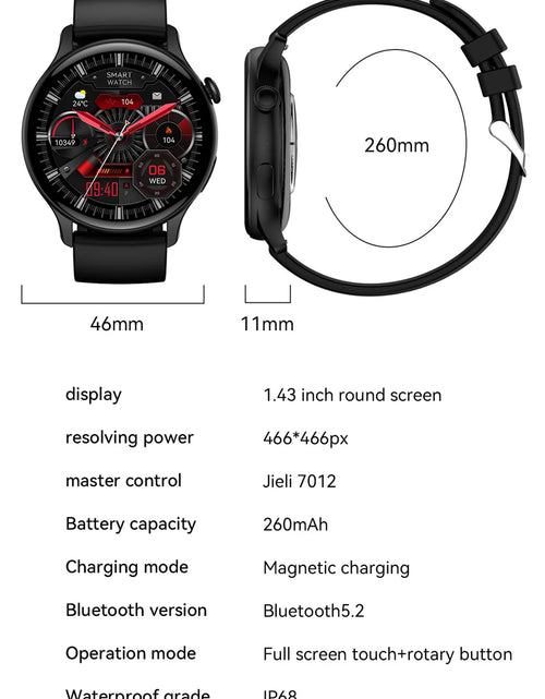 Load image into Gallery viewer, 2024 New NFC Smart Watch Ladies 466*466 HD Screen Health Tracker Sports Voice Bluetooth Call Smartwatch Women For Huawei Xiaomi
