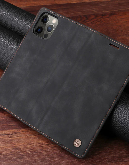 Load image into Gallery viewer, Mi 11Lite Suction Cup Case For Xiaomi 11 Lite 5G NE Leather Stand Book Cover For Xiaomi 11T Pro MI 11X Pro Etui Phone Flip Cases
