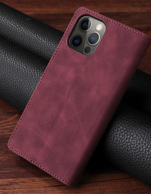 Load image into Gallery viewer, Mi 11Lite Suction Cup Case For Xiaomi 11 Lite 5G NE Leather Stand Book Cover For Xiaomi 11T Pro MI 11X Pro Etui Phone Flip Cases
