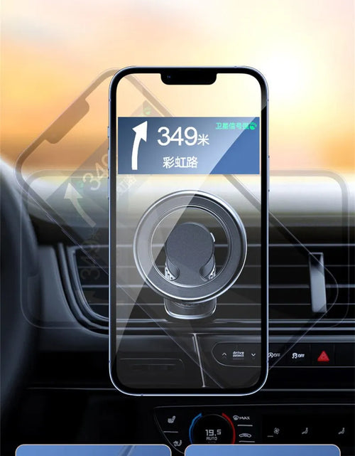 Load image into Gallery viewer, Metal Strong Magnet Car Mobile Phone Holder for Magsafe Accessories Stand Magnetic Vent Support for iPhone 15 14 Pro Max Samsung
