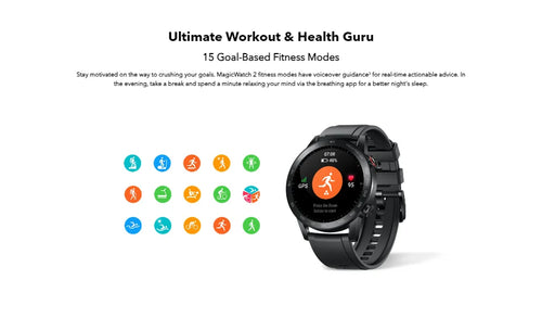 Load image into Gallery viewer, Honor Magic Watch 2 46mm Intelligent Sports Bluetooth Call Music Heart NFC Heart Rate Blood Oxygen Sleep Monitoring
