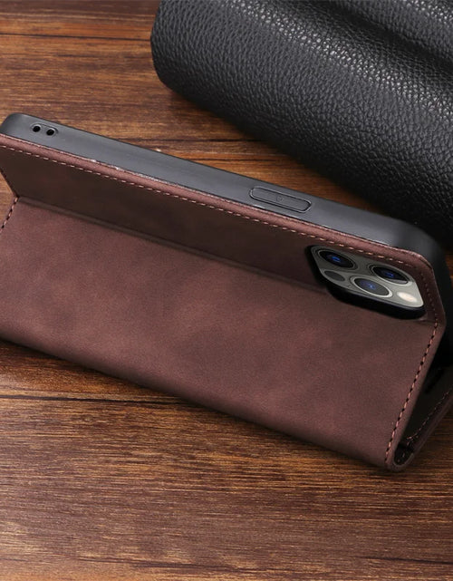 Load image into Gallery viewer, Mi 11Lite Suction Cup Case For Xiaomi 11 Lite 5G NE Leather Stand Book Cover For Xiaomi 11T Pro MI 11X Pro Etui Phone Flip Cases
