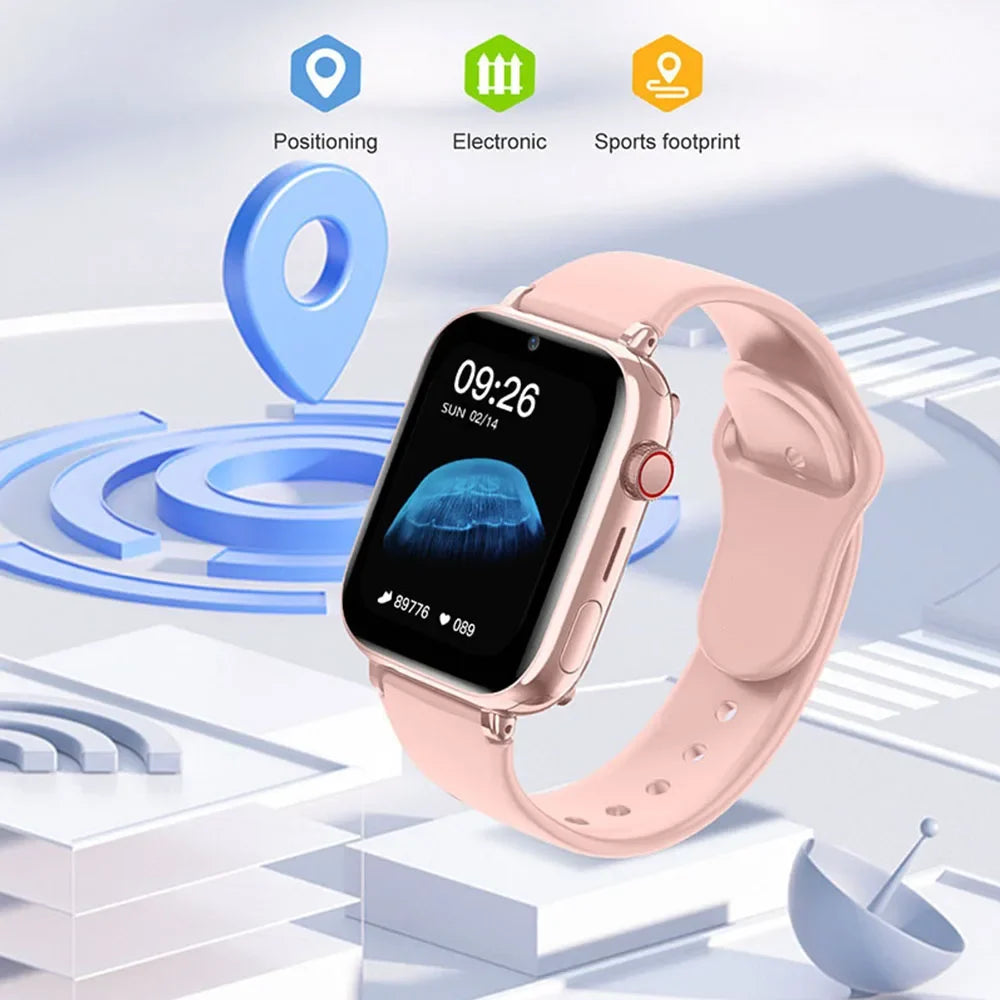 Xiaomi Mijia Kids 4G Smart Watch SOS GPS Location Tracker Video Call Chat Camera Sim Card Waterproof Smartwatch for Children