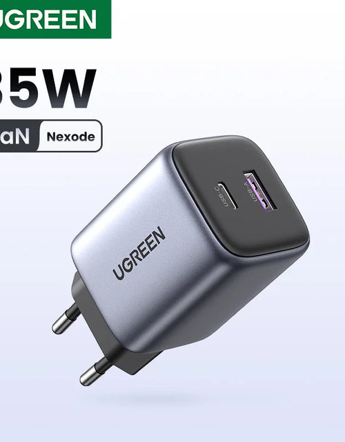 Load image into Gallery viewer, UGREEN GaN 35W Charger USB Charger PD3.0 QC3.0 Quick Charger For iPhone 15 14 13 Pro Samsung Xiaomi iPad Pro USB C Fast Charger
