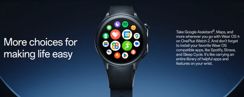 Load image into Gallery viewer, Global Version OnePlus Watch 2 Smart Watch Snapdragon W5 2GB 32GB 1.43&#39;&#39; AMOLED Display Google Wear OS 4 Dual Frequency GPS NFC
