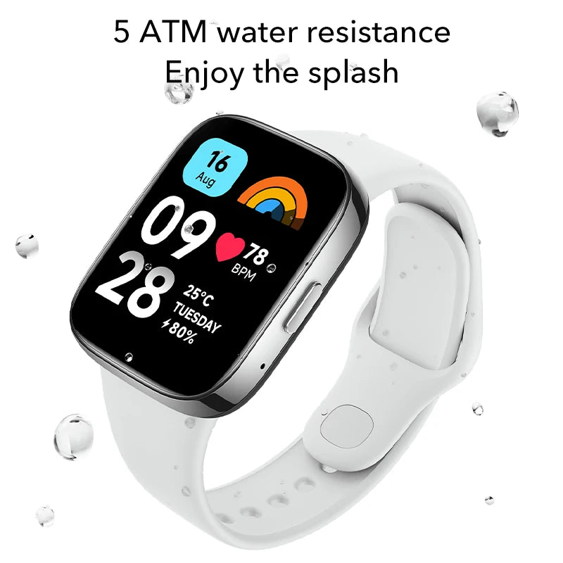 2023 Global Version Xiaomi Redmi Watch 3 Active Bluetooth Phone Call 1.83" Display 5ATM Waterproof Supports 100+ fitness modes