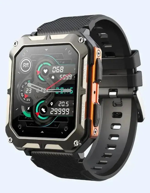 Load image into Gallery viewer, CUBOT C20 Pro SmartWatch 1.83-inch IP68 Waterproof Sport Watch for Men Heart Rate Fitness Tracker 24H Health Monitor Phone Call
