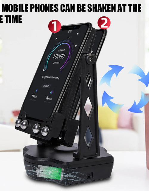 Load image into Gallery viewer, Automatic Swing Shake Phone Safety Wiggler Bracket Device Record Motion Brush Step Support Stand Pedometer Holder Accessories
